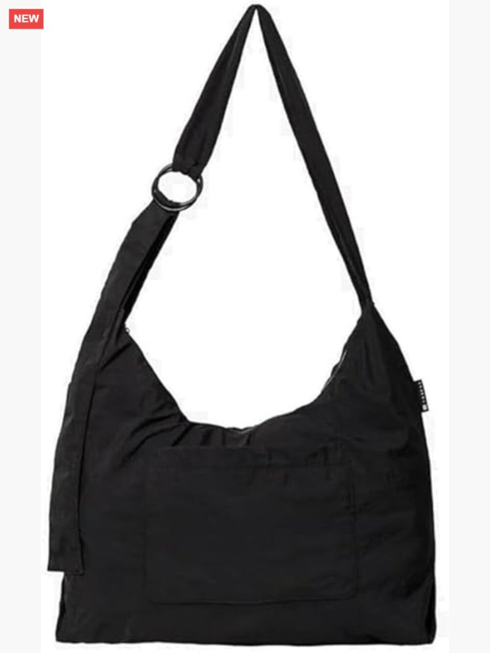 Slouchy Shoulder Bag - Crescent Sling Purse, Unstructured & Foldable